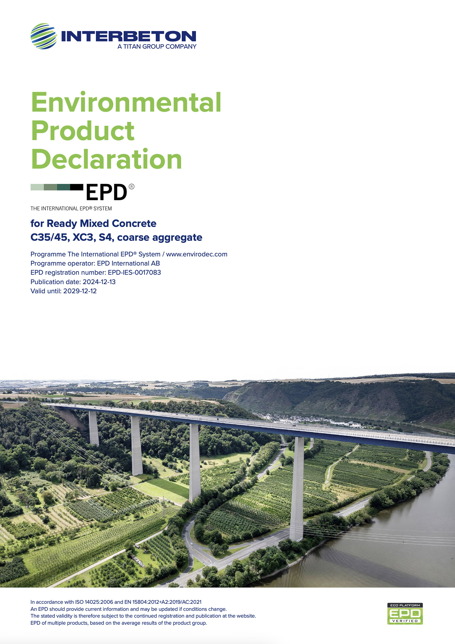 C35/45, XC3, S4, coarse aggregate