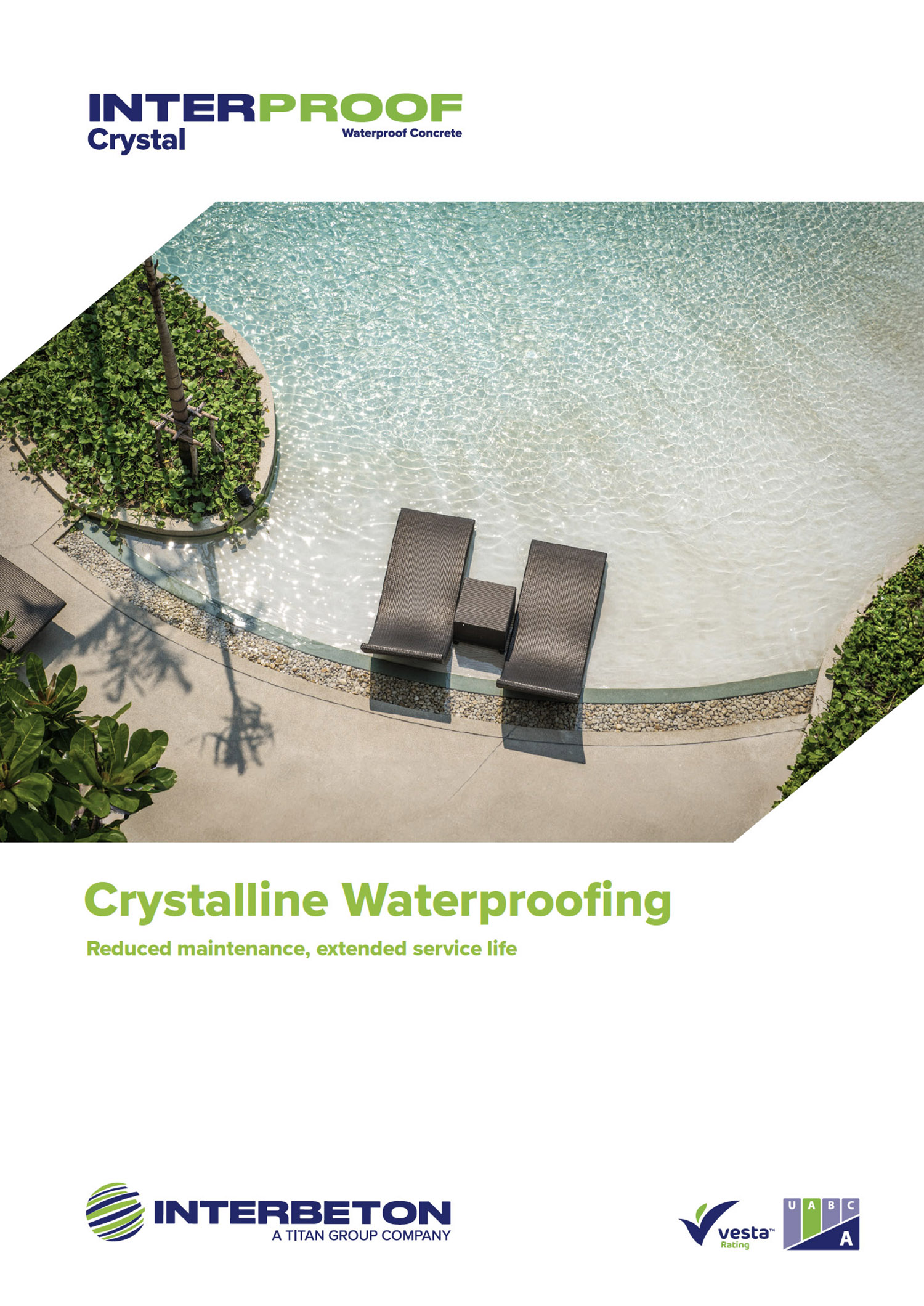 INTERPROOF Crystal Waterproof Concrete.