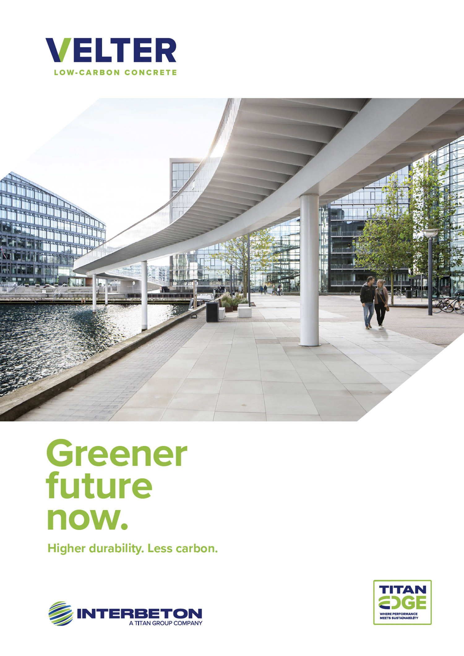 VELTER Low-Carbon Concrete.